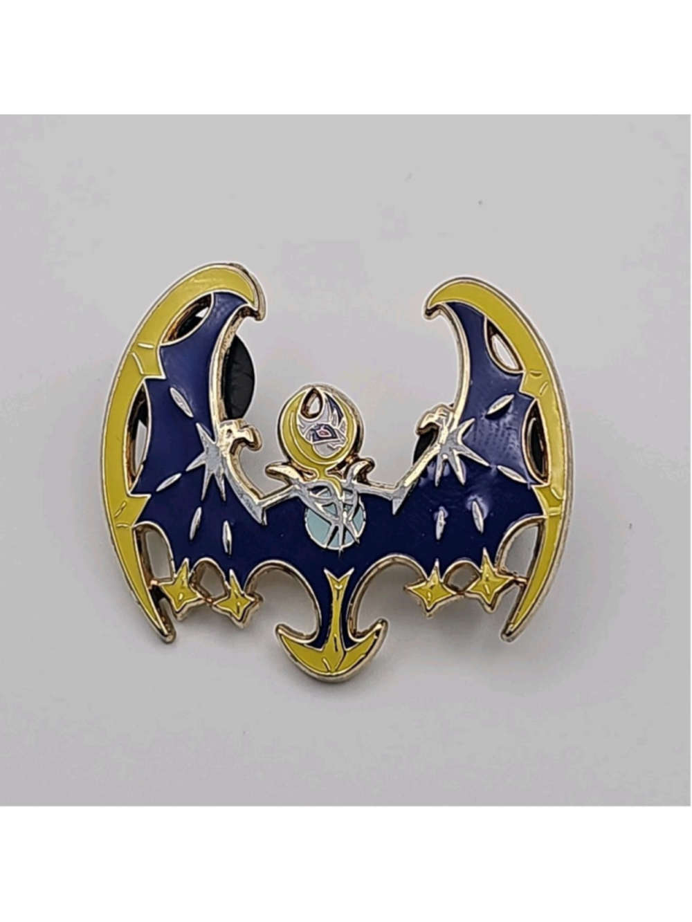 Lunala Pokemon Legendary Moon Bat Psychic Ghost Type 2016 Official Enamel Pin